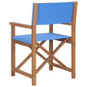 Galleria Design Director's Chairs 2 pcs Solid Teak Wood Mix Colors