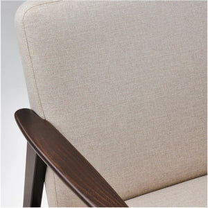 Beige Single Seater Arm Chair