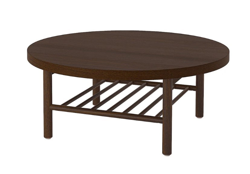 Dark brown coffee table