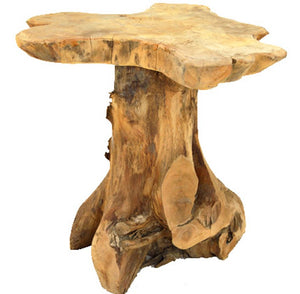 Galleria Design's Natural Unfinished Teak Root Table