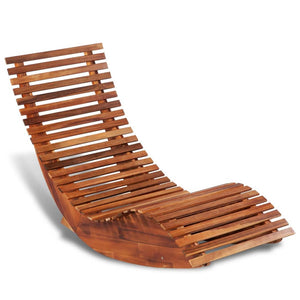 Galleria Design Rocking Sun Lounger Acacia Wood