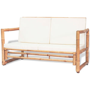 Galleria Design 4 Piece Garden Lounge Set with Cushions Bamboo