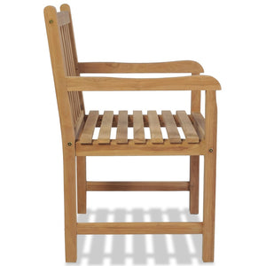 Galleria Design Outdoor Chairs 2 pcs Solid Teak Wood