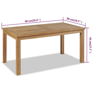 Galleria Design Coffee Table Teak 90x50x45 cm