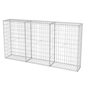 Galleria Design Gabion Basket Galvanised Steel 200x30x100 cm