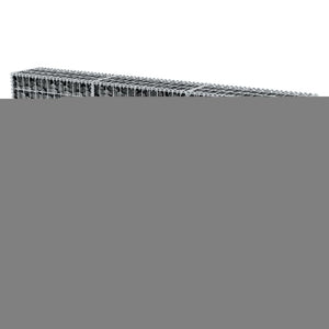 Galleria Design Gabion Basket Galvanised Steel 200x30x100 cm