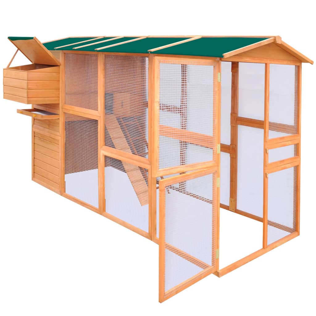 Galleria Design Chicken Coop Wood 295x163x170 cm