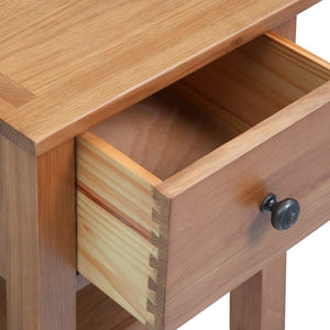 Galleria Design Nightstand 36x30x47 cm Solid Oak Wood