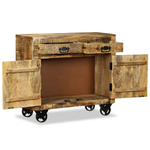 Galleria Design Sideboard with 2 Drawers and 1 Cabinet Rough Mango Wood