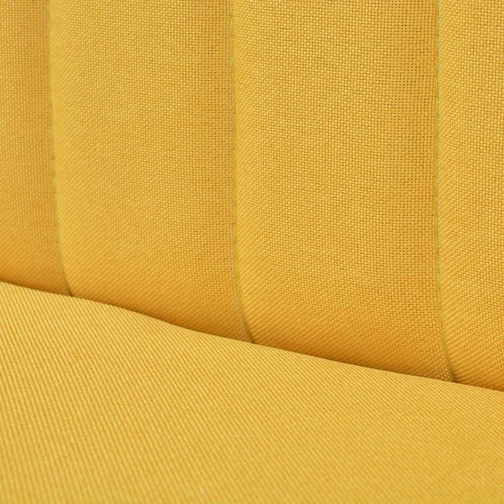 Galleria Design Sofa Fabric 117x55.5x77 cm Yellow