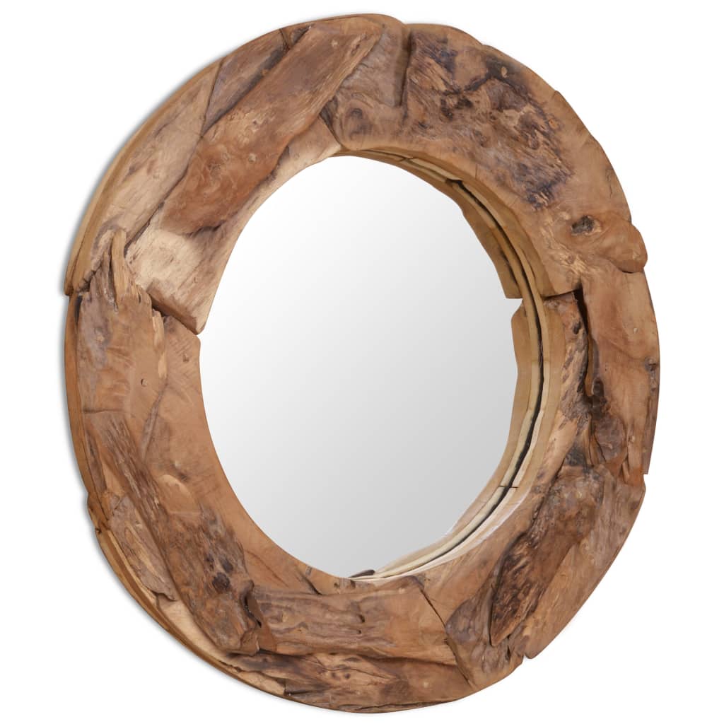 Galleria Design Decorative Mirror Teak 80 cm Round