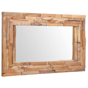 Galleria Design Decorative Mirror Teak 90x60 cm Rectangular