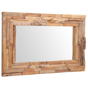 Galleria Design Decorative Mirror Teak 90x60 cm Rectangular