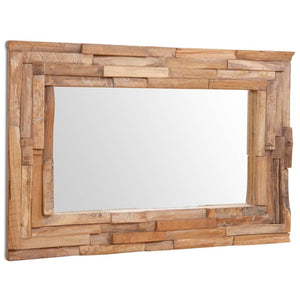 Galleria Design Decorative Mirror Teak 90x60 cm Rectangular