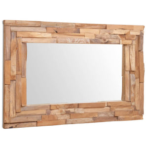 Galleria Design Decorative Mirror Teak 90x60 cm Rectangular