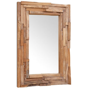 Galleria Design Decorative Mirror Teak 90x60 cm Rectangular