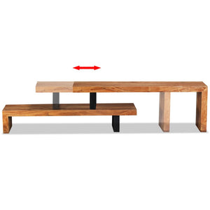 Galleria Design TV Stand Solid Acacia Wood