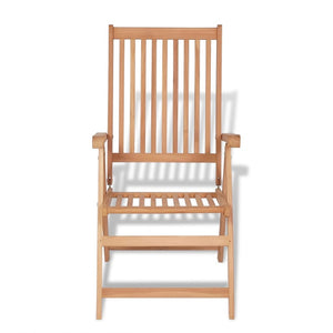 Galleria Design Reclining Garden Chairs 2 pcs Solid Teak Wood