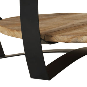 Galleria Design Coffee Table Solid Rough Mango Wood 65x32 cm