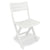 Galleria Design 3 Piece Folding Bistro Set Plastic White