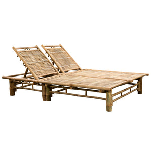 Galleria Design 2-Person Sun Lounger Bamboo