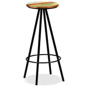 Galleria Design Bar Stools 2 pcs Solid Reclaimed Wood