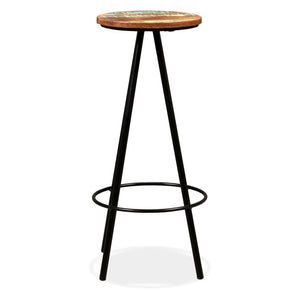 Galleria Design Bar Stools 2 pcs Solid Reclaimed Wood