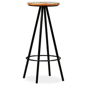 Galleria Design Bar Stools 2 pcs Solid Reclaimed Wood