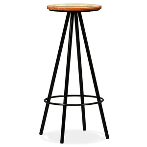 Galleria Design Bar Stools 4 pcs Solid Reclaimed Wood