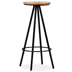 Galleria Design Bar Stools 4 pcs Solid Reclaimed Wood