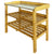 Galleria Design Potting Bench with 2 Shelves Solid Acacia Wood and Zinc