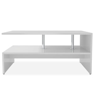 Galleria Design Coffee Table Engineered Wood 90x59x42 cm White