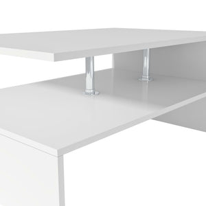 Galleria Design Coffee Table Engineered Wood 90x59x42 cm White