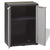 Galleria Design Garden Storage Cabinet with 1 Shelf Black and Grey