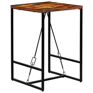 Galleria Design Bar Table Solid Reclaimed Wood 70x70x106 cm