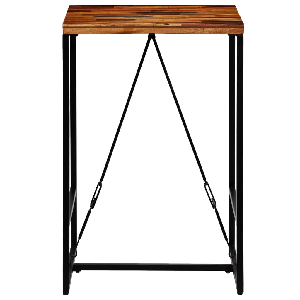 Galleria Design Bar Table Solid Reclaimed Wood 70x70x106 cm