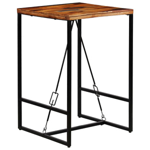 Galleria Design Bar Table Solid Reclaimed Wood 70x70x106 cm