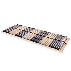 Galleria Design Slatted Bed Base without Mattress with 42 Slats 7 Zones 90x200 cm