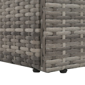 Galleria Design Garden Bed Grey 195x60 cm Poly Rattan