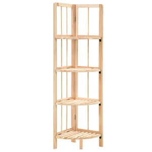 Galleria Design Corner Shelf Cedar Wood 27x27x110 cm