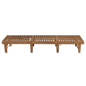 Galleria Design Folding Sun Lounger Solid Acacia Wood