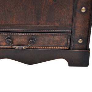 Galleria Design Treasure Chest Wood Black 90x51x42 cm