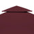 Galleria Design 2-Tier Gazebo Top Cover 310 g/m² 3x3 m Bordeaux