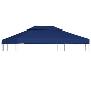 Galleria Design 2-Tier Gazebo Top Cover 310 g/m² 4x3 m Blue