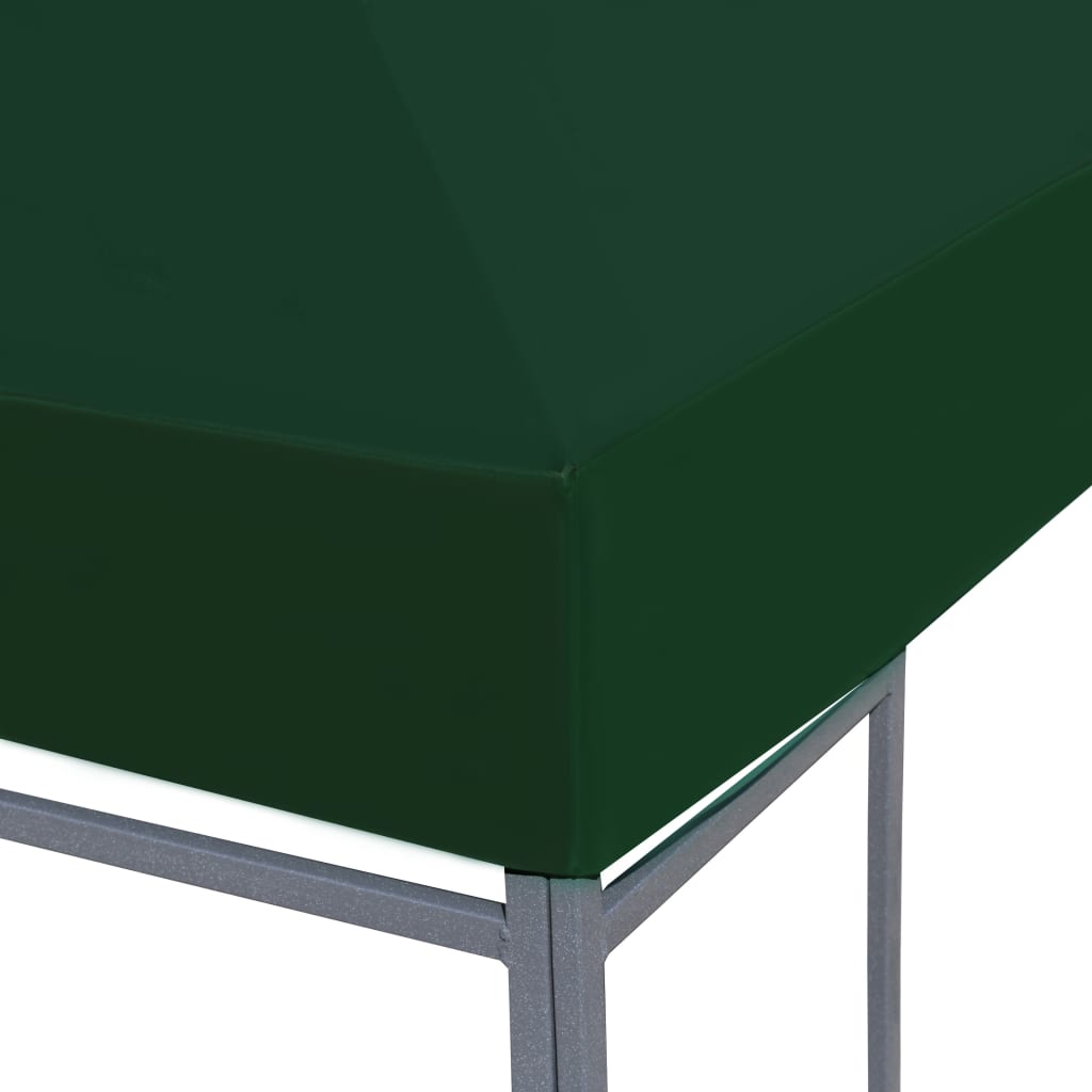 Galleria Design Gazebo Top Cover 310 g/m² 3x3 m Green