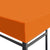 Galleria Design Gazebo Top Cover 310 g/m² 3x3 m Orange