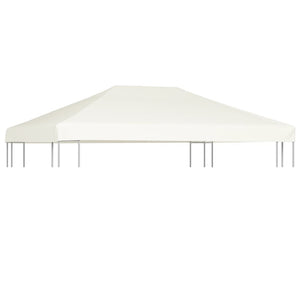 Galleria Design Gazebo Top Cover 310 g/m² 4x3 m Cream White