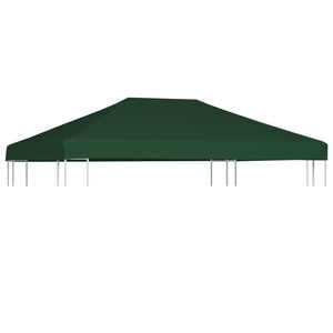 Galleria Design Gazebo Top Cover 310 g/m² 4x3 m Green