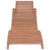 Galleria Design Folding Sun Lounger Solid Teak Wood