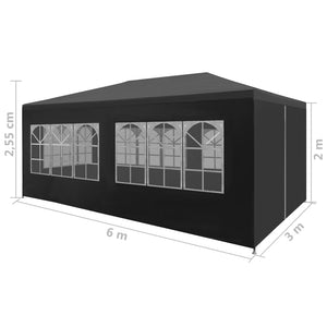 Galleria Design Party Tent 3x6 m Anthracite